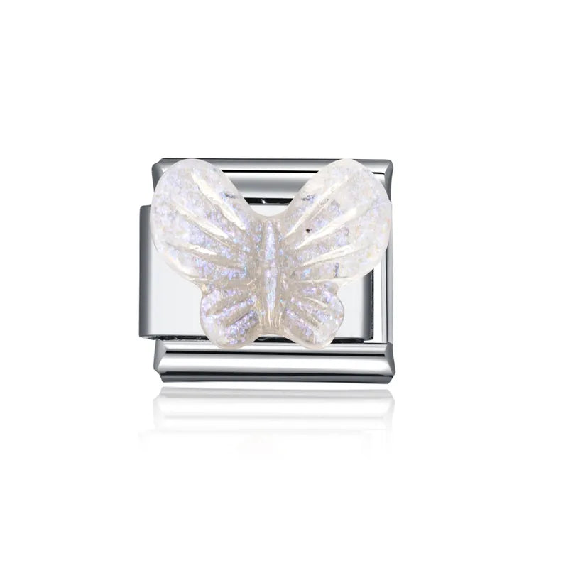 CHARM MARIPOSA BLANCA