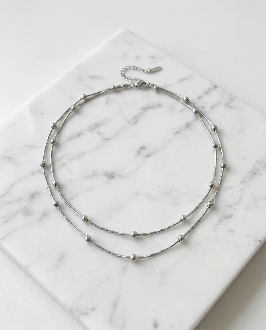 COLLAR BARCELONA PLATA