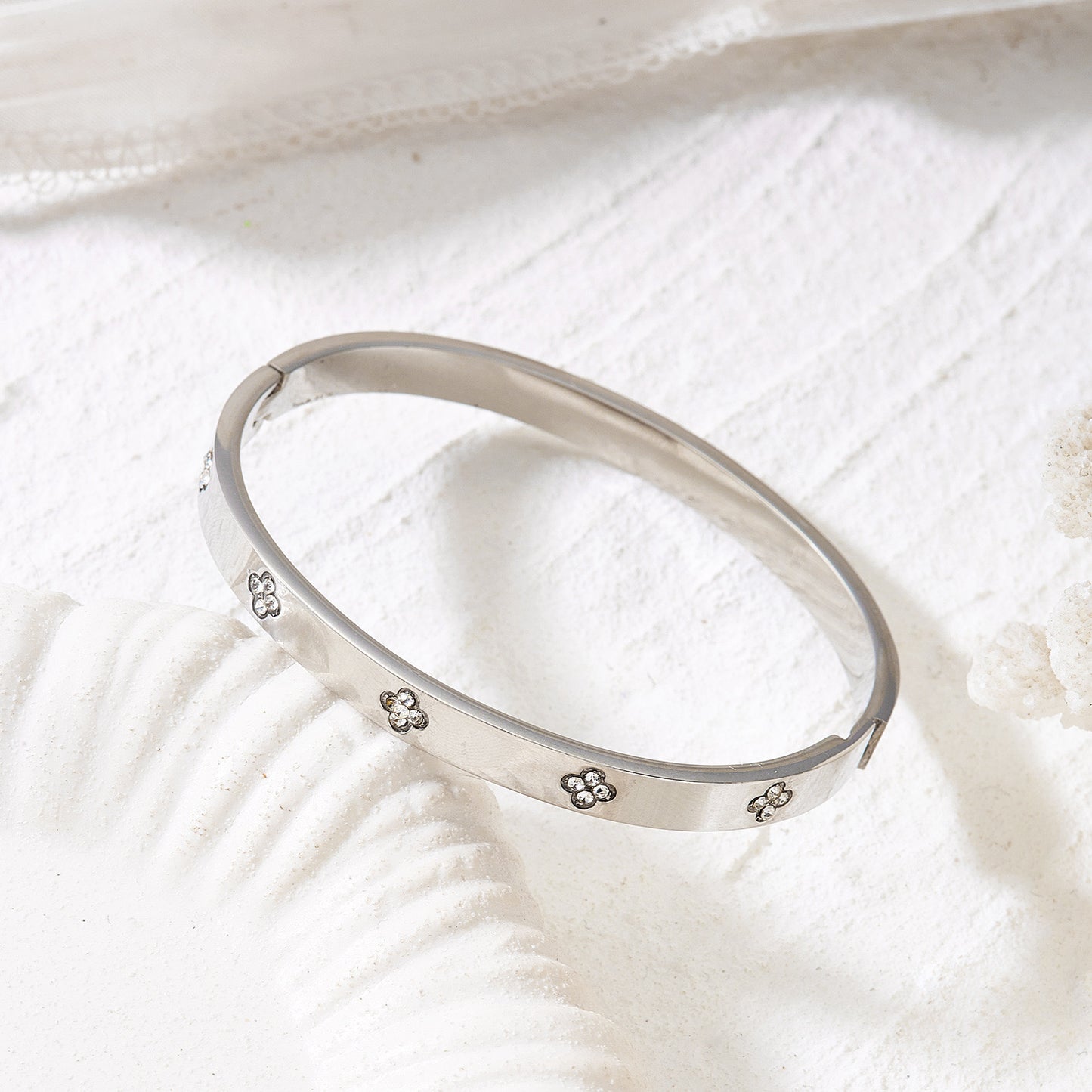BRAZALETE TREBOL MINI ZIRC