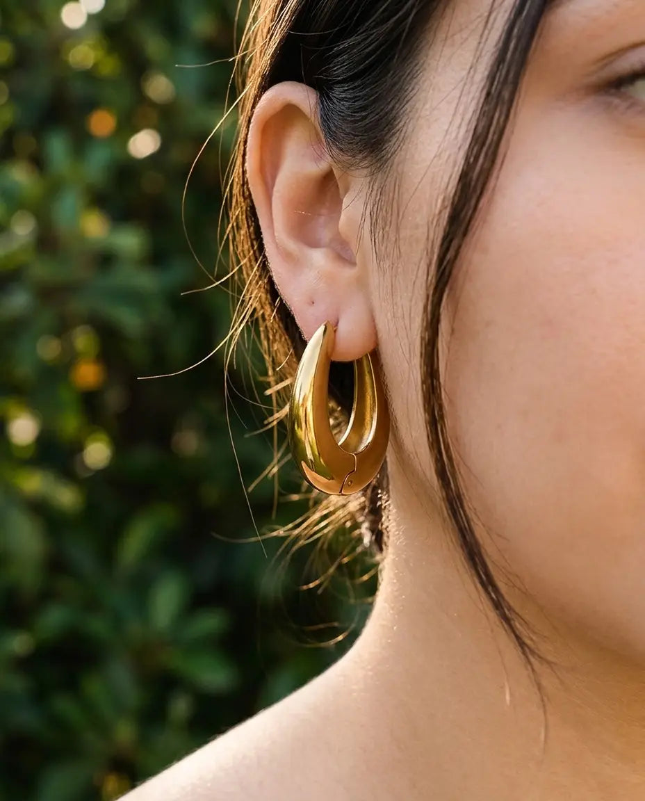 ARETE LUVEE DORADO