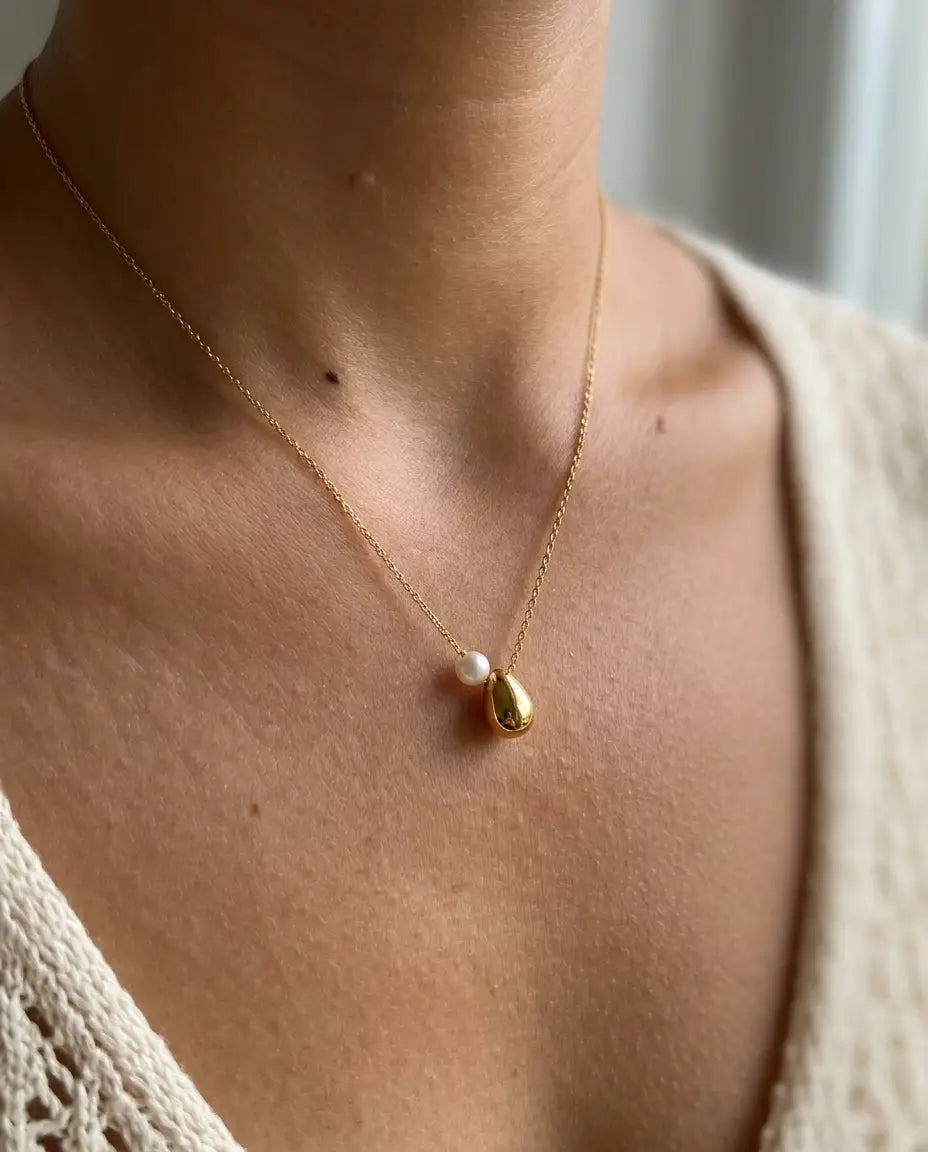 COLLAR PERLA GOTITA