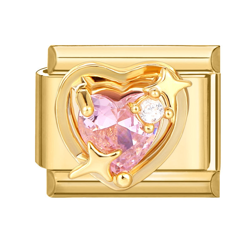 CHARM CORAZON ROSA