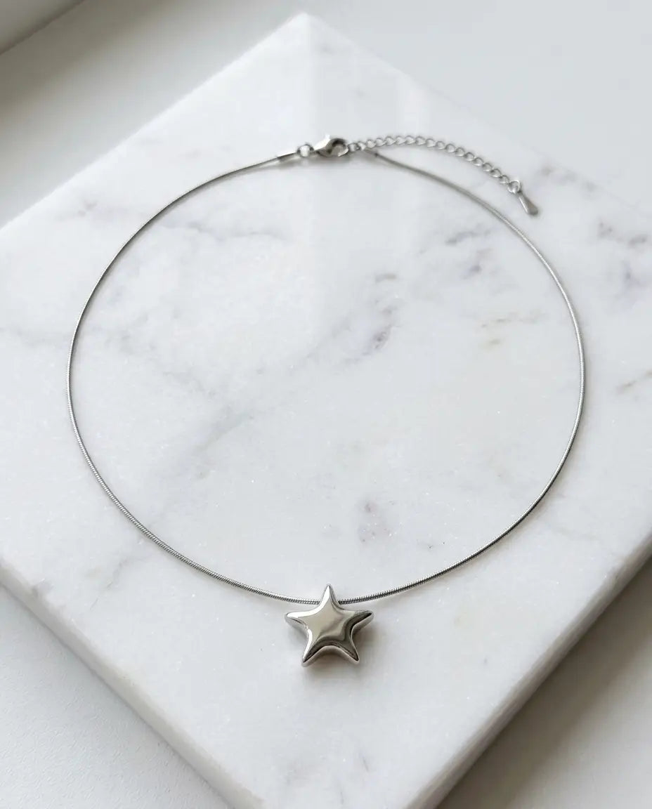 COLLAR ESTRELLA PLATA