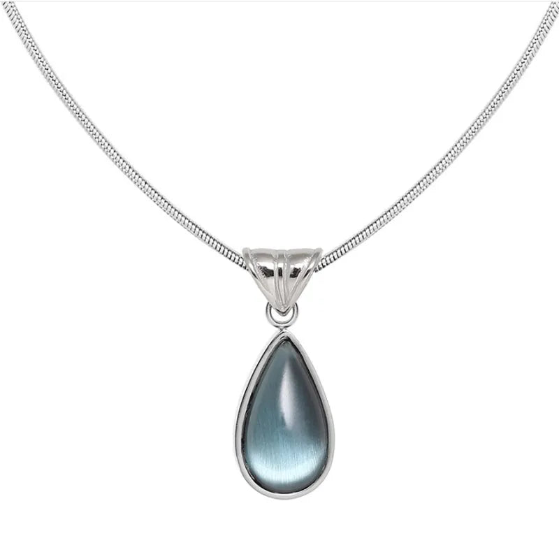 COLLAR GOTITA PLATEADO