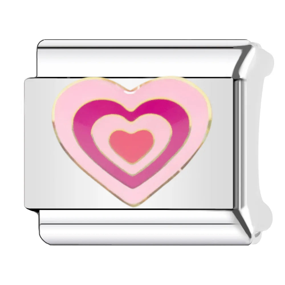 CHARM CORAZON ROSA