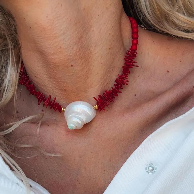 COLLAR RED CARACOL
