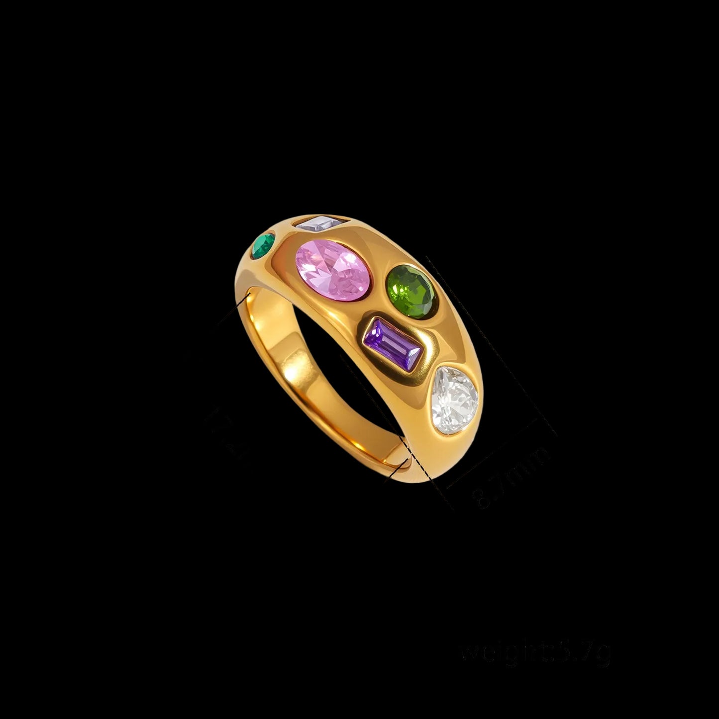 ANILLO CARLOTTA DORADO