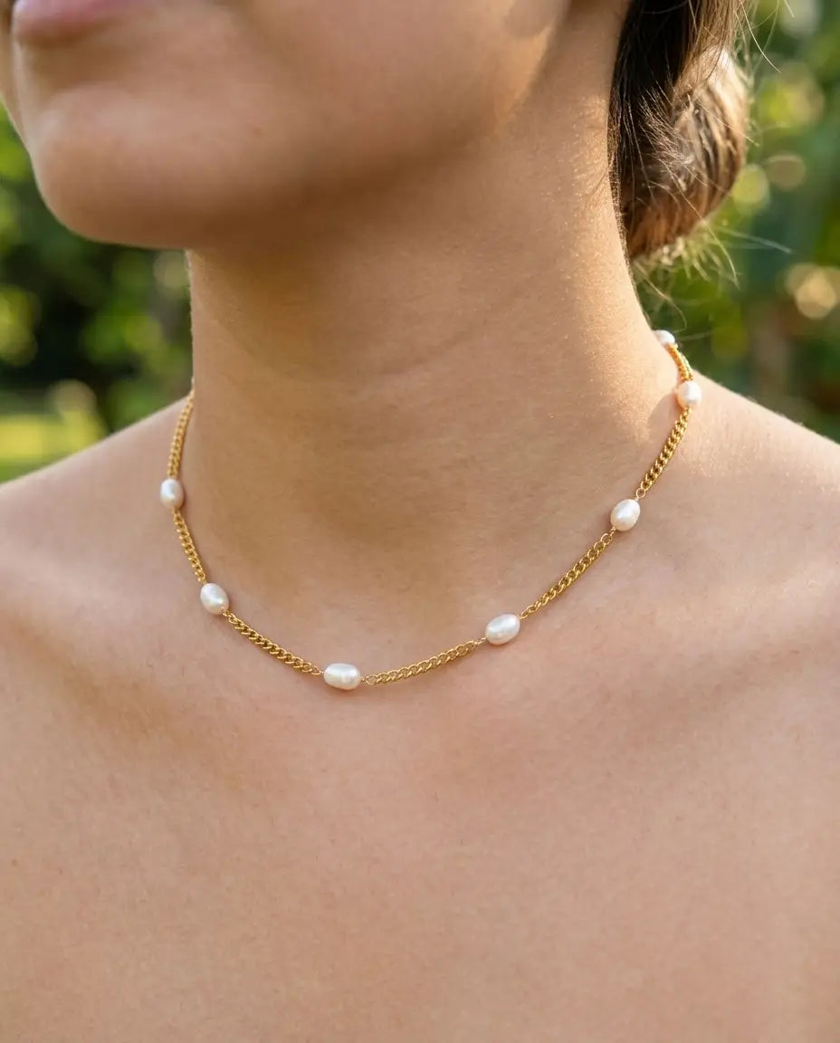 COLLAR PERLA NATURAL