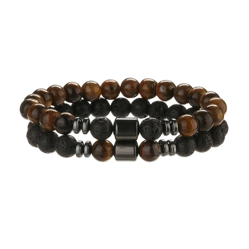 PULSERA DOBLE OJO DE TIGRE