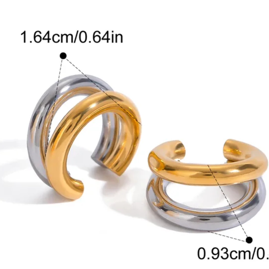 EAR CUFF SEVILLA BICOLOR