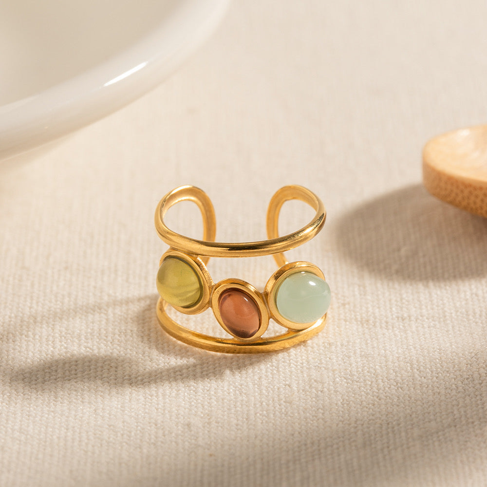 ANILLO PIEDRA COLORES