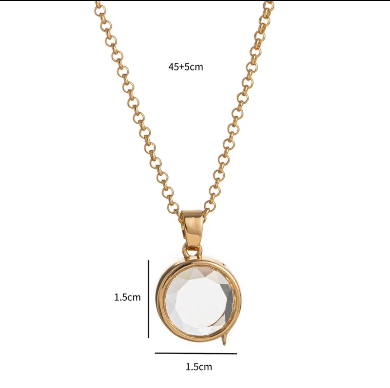 COLLAR RELICARIO REDONDO