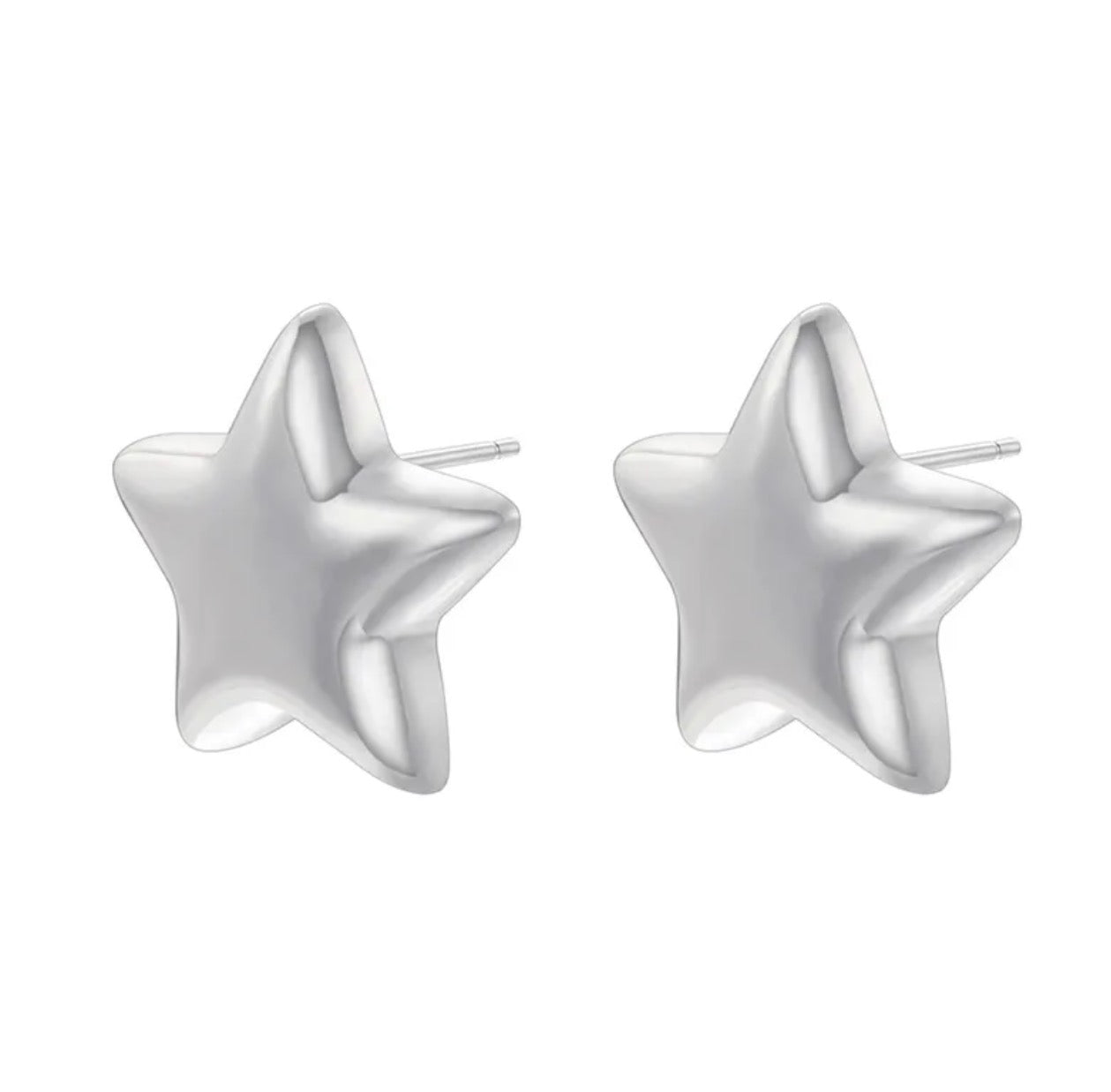 ARETE STAR PLATEADA