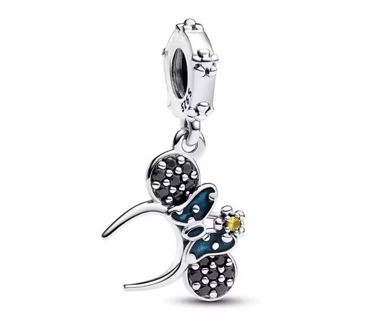 CHARM DIADEMA MINNIE NEGRA
