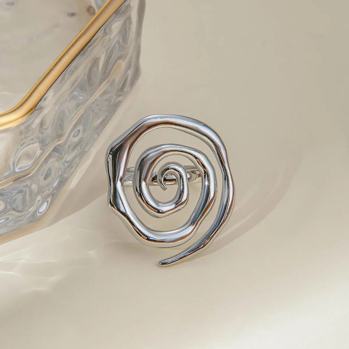 ANILLO MAREA PLATEADO