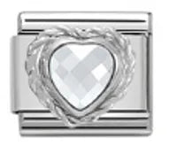 CHARM CORAZON BLANCO