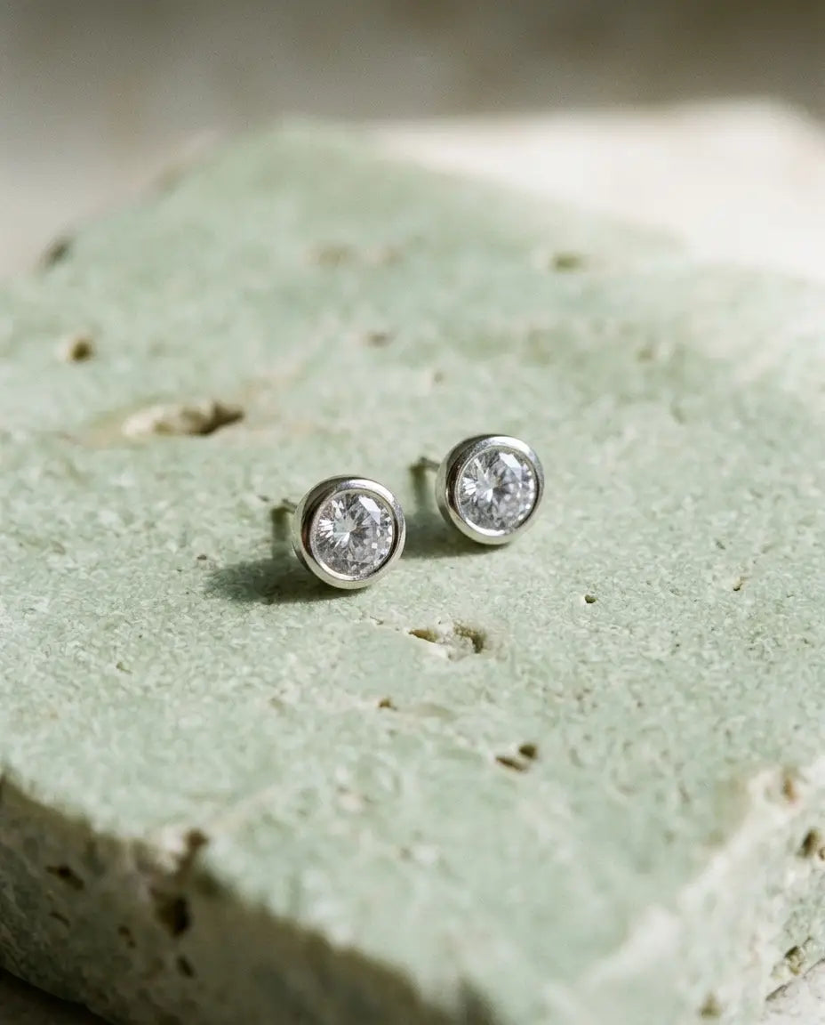 ARETES NIZA PLATEADO