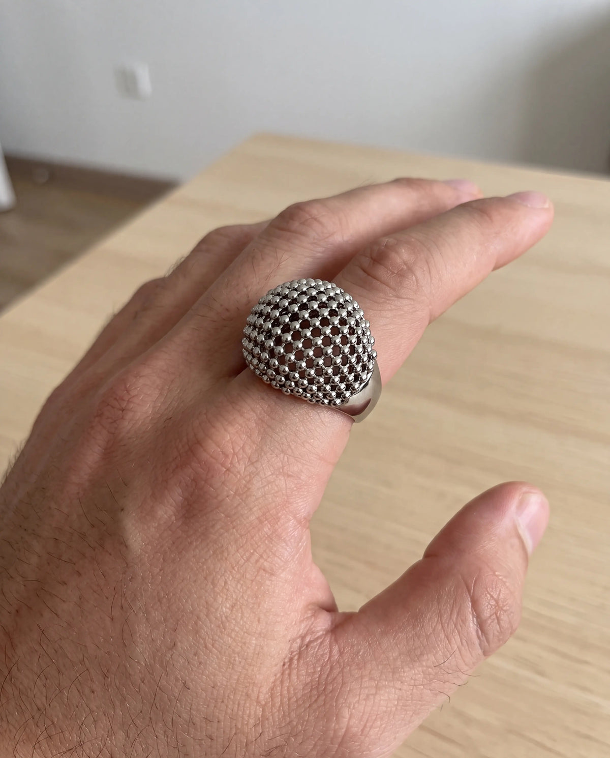 ANILLO ITALIA PLATEADO