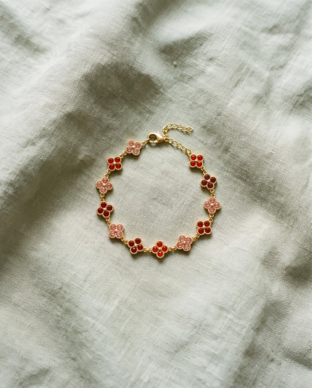 PULSERA TREBOL CAFE