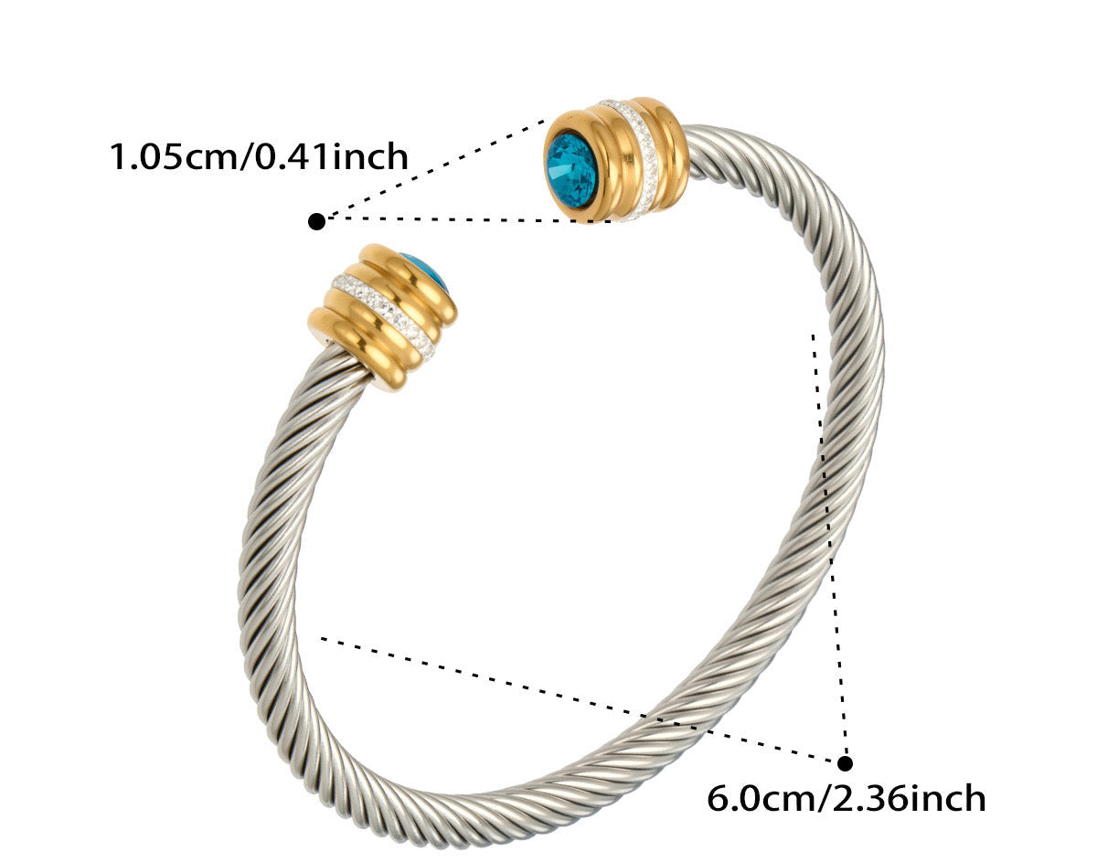 BRAZALETE BODONI AZUL