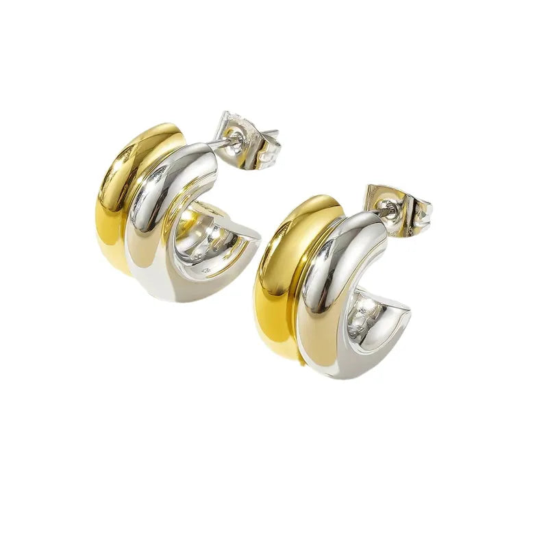 ARETE DOBLE BICOLOR