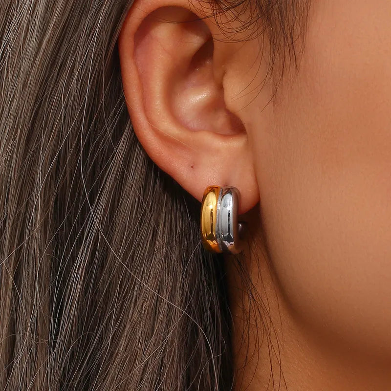 ARETE DOBLE BICOLOR