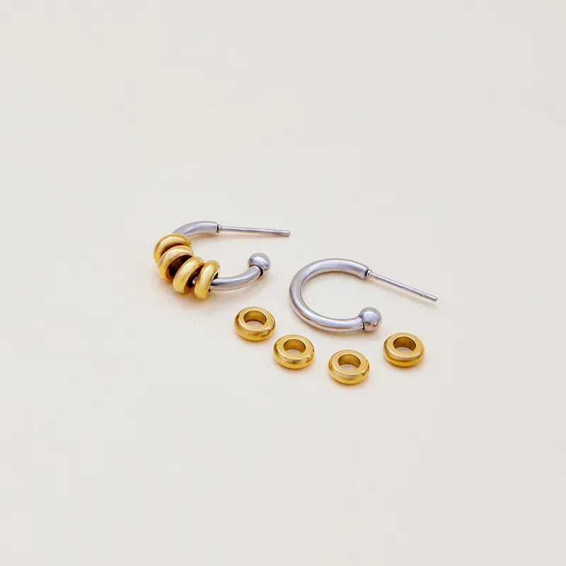 ARETE ARITOS BICOLOR