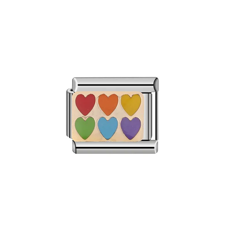 CHARM CORAZONES COLORES