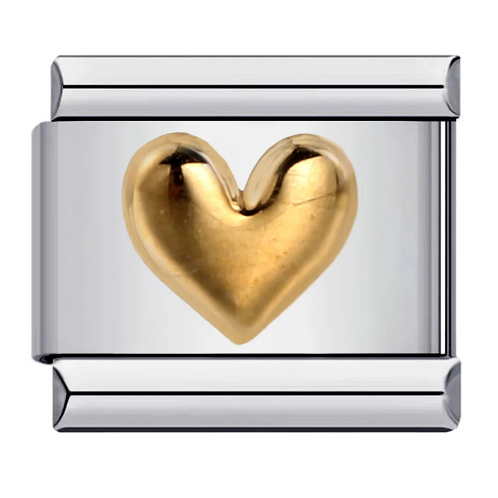 CHARM CORAZON DORADO