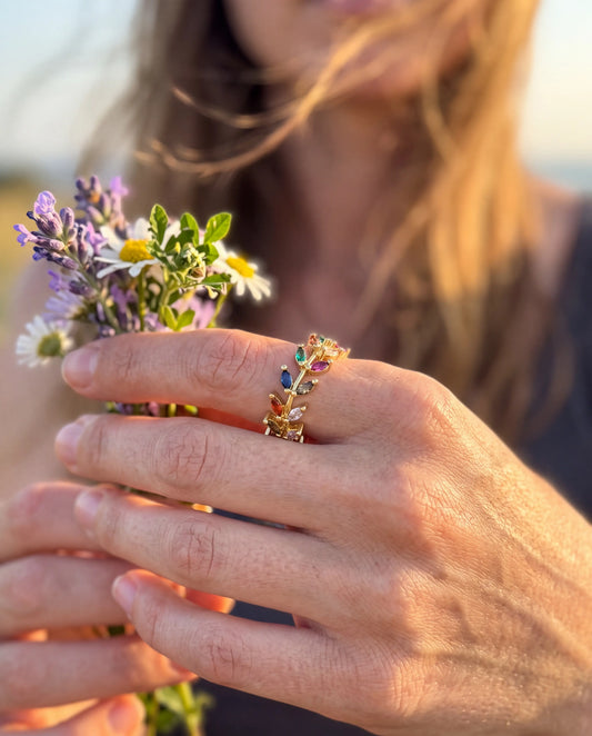 ANILLO ESPIGA COLORES