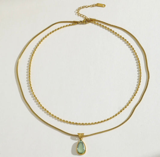 COLLAR GOTITA DORADO