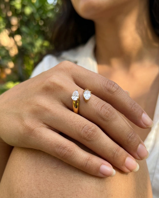 ANILLO DOBLE DIAMANTE