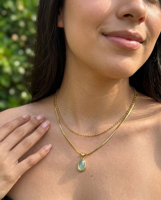 COLLAR GOTITA DORADO
