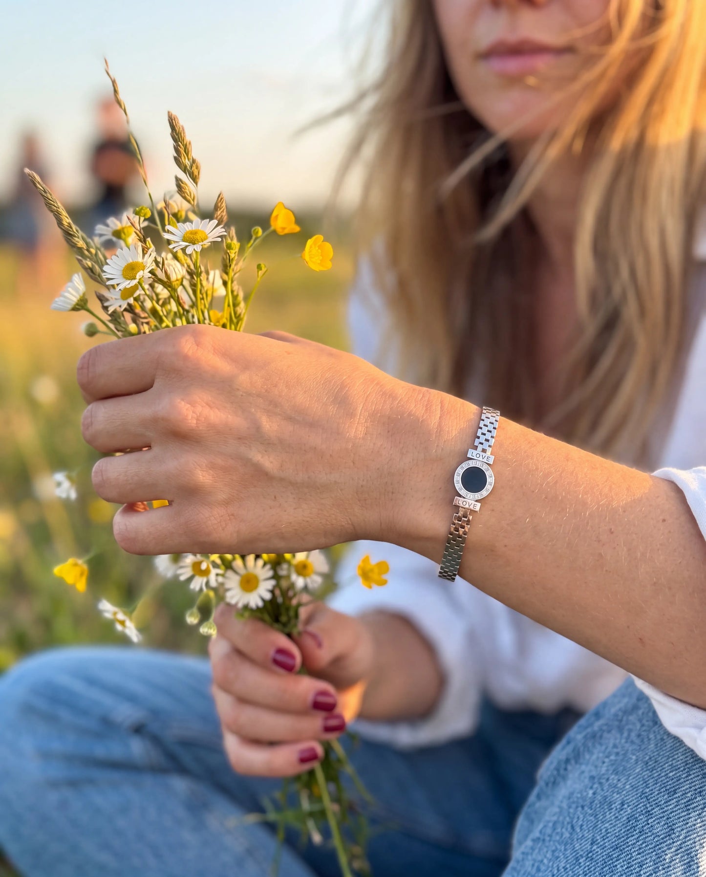 BRAZALETE ROMANO ACERO PLATA