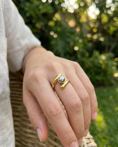 ANILLO CABANA BICOLOR