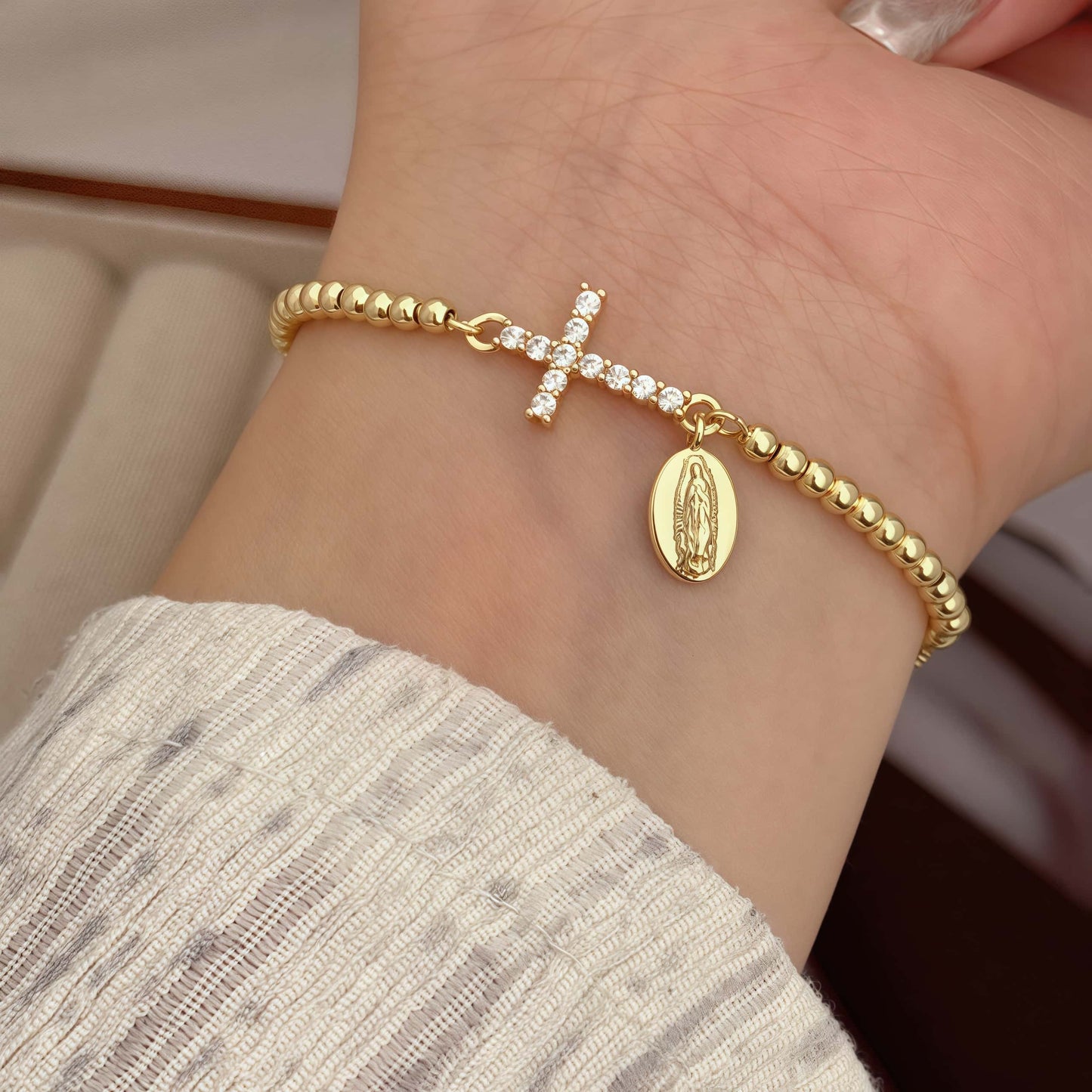 PULSERA VIRGEN CRUZ