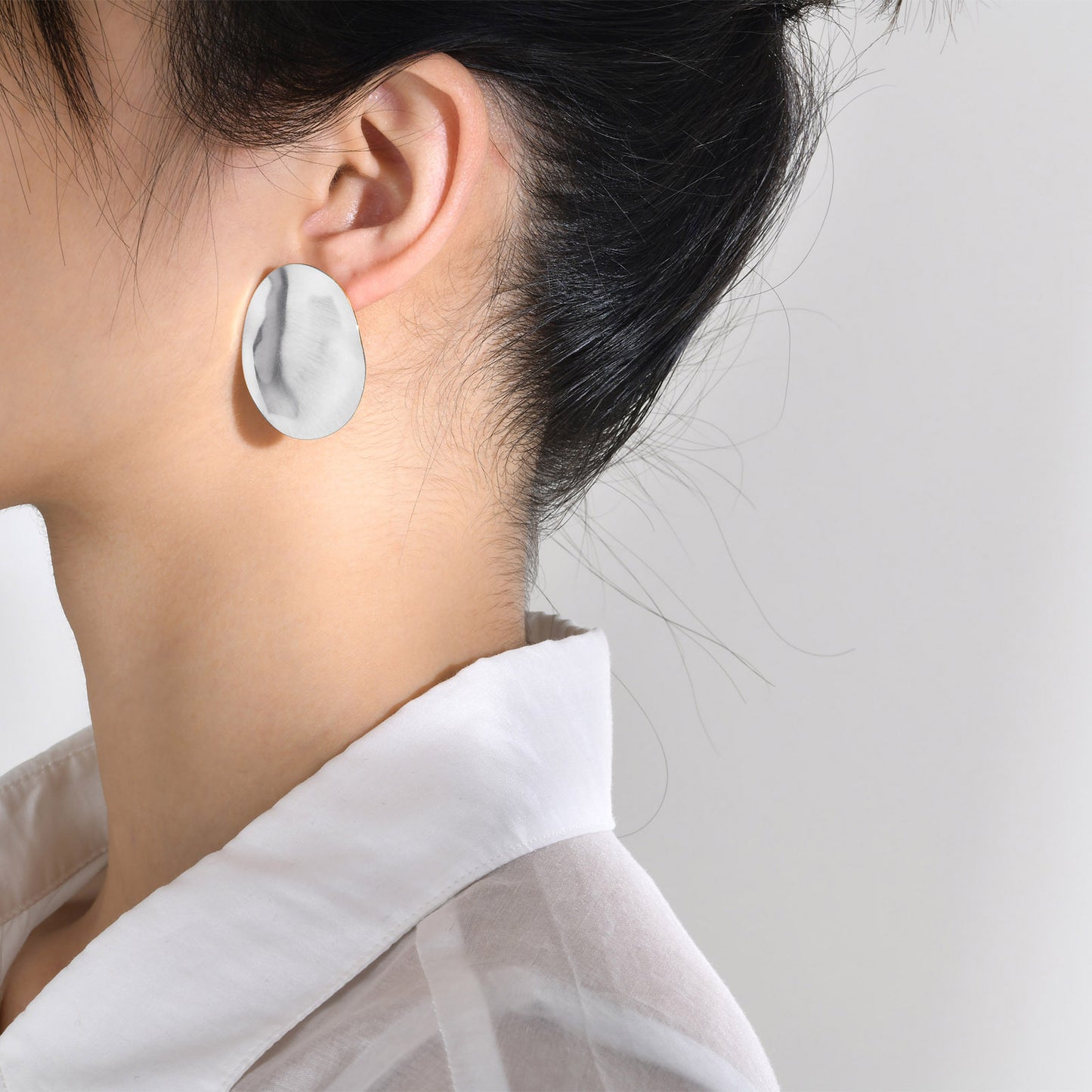 ARETE CHIC PLATEADO