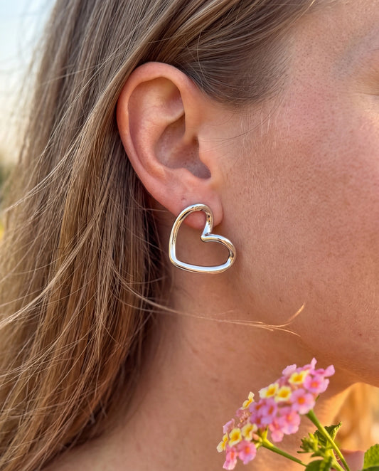 ARETE LISTON CORAZON PLATA