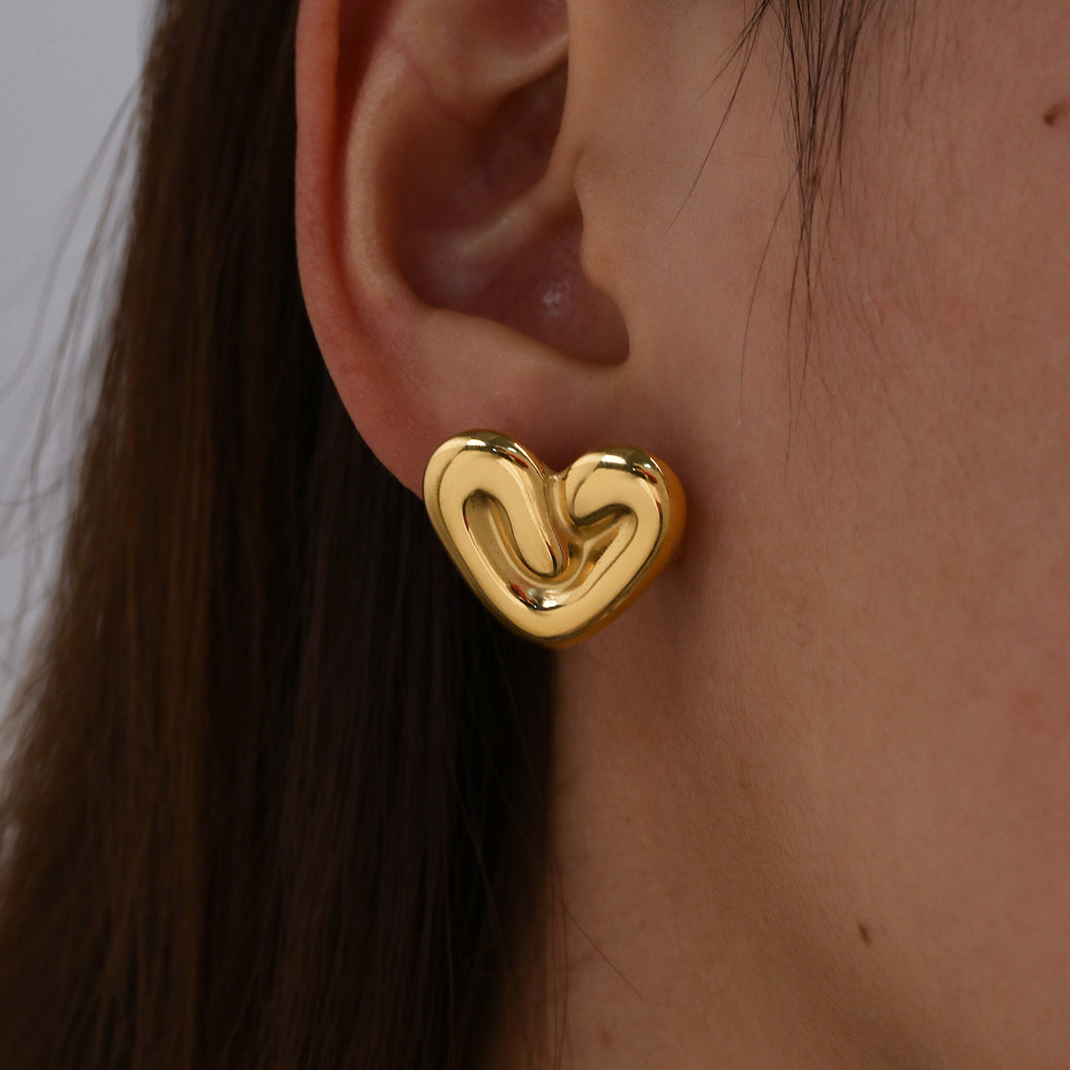 ARETE CORAZONCITO DORADO