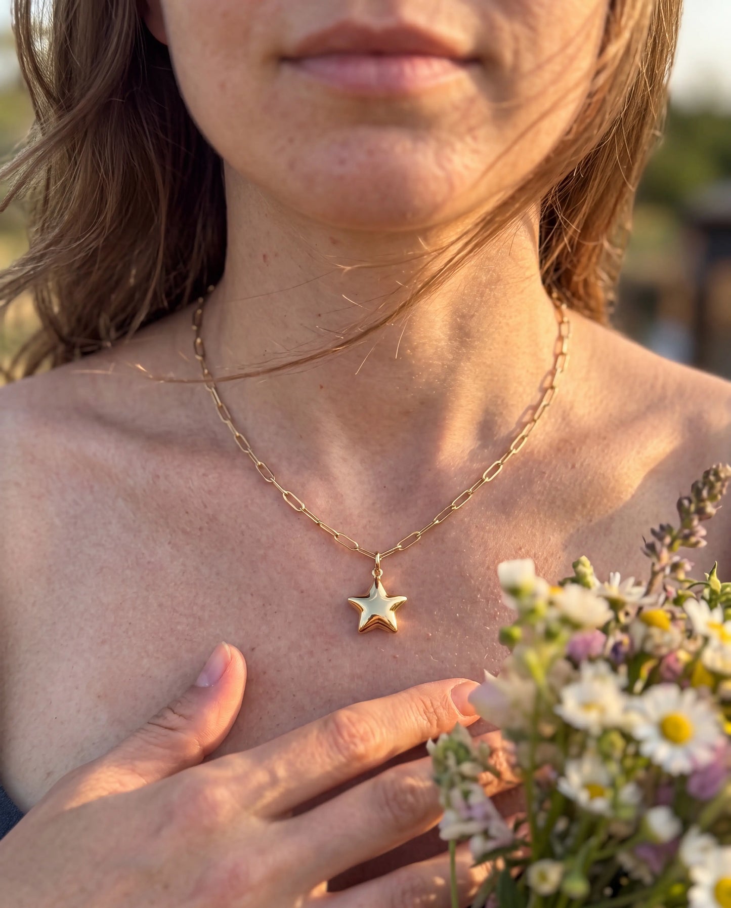 CADENA ESTRELLA COLGANTE