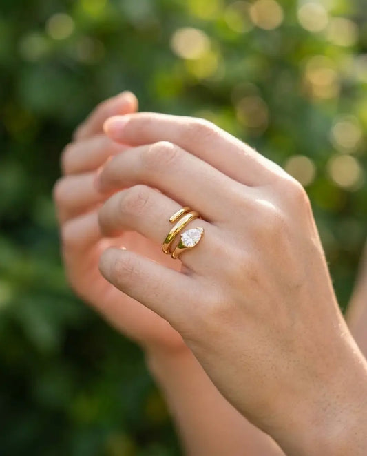 ANILLO ESPIRAL ZIRCONIA