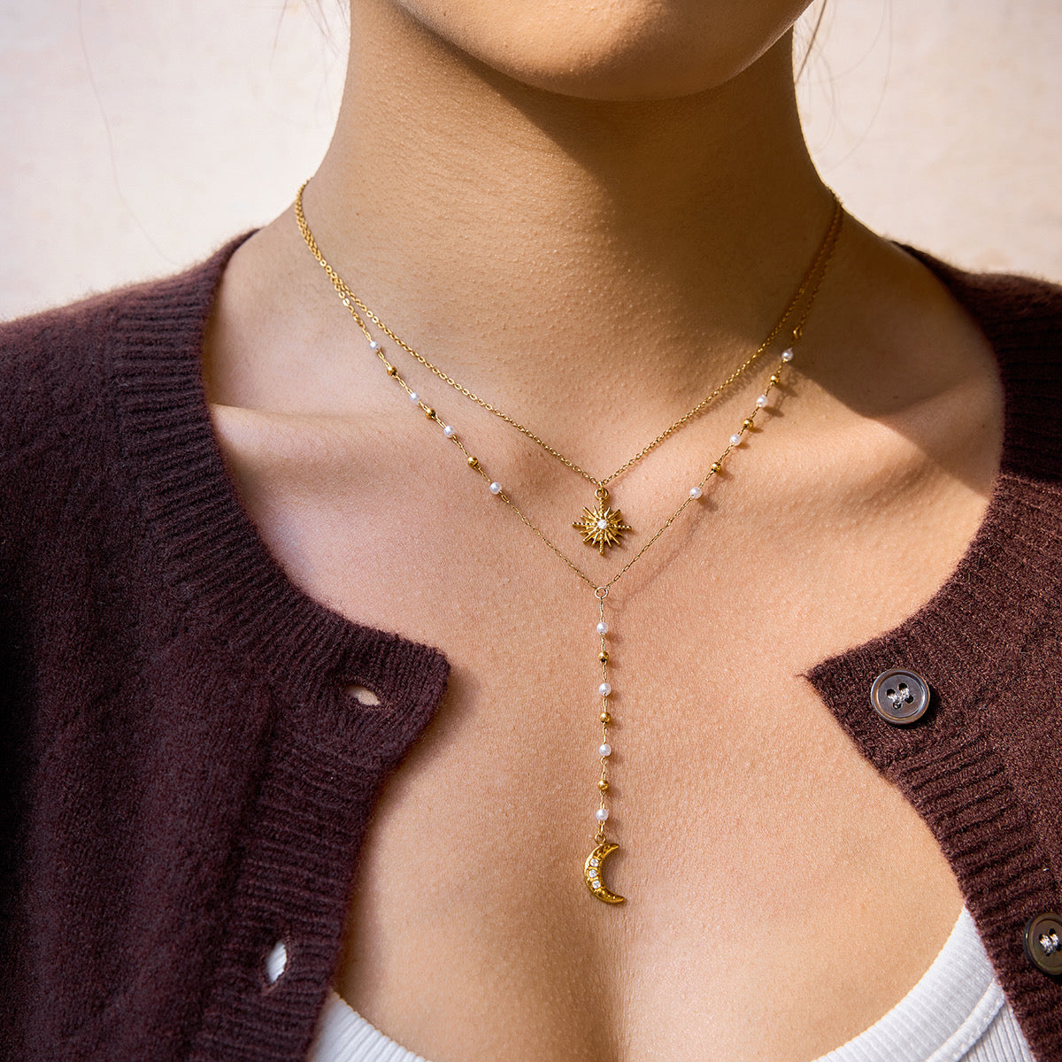 COLLAR DOBLE LUNA