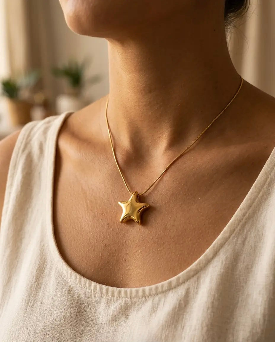 COLLAR ESTRELLA DORADO