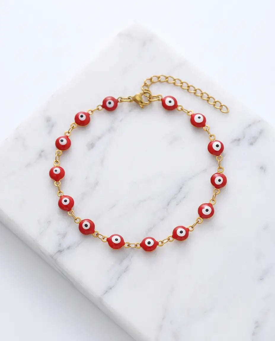 PULSERA OJITO ROJO