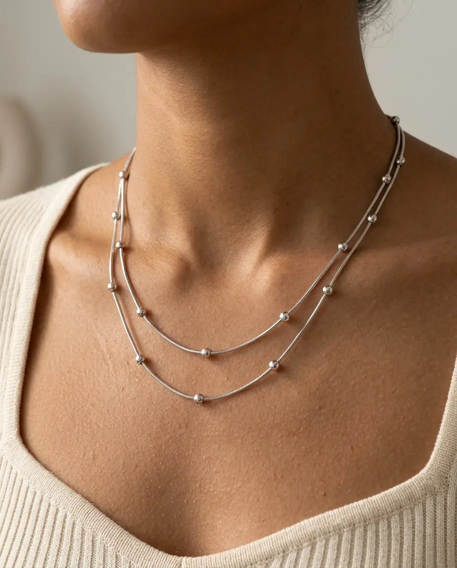 COLLAR BARCELONA PLATA