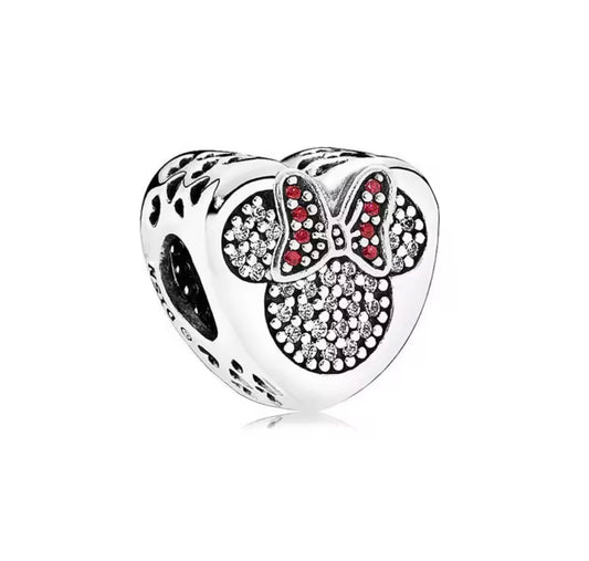 CHARM CORAZON MINNIE