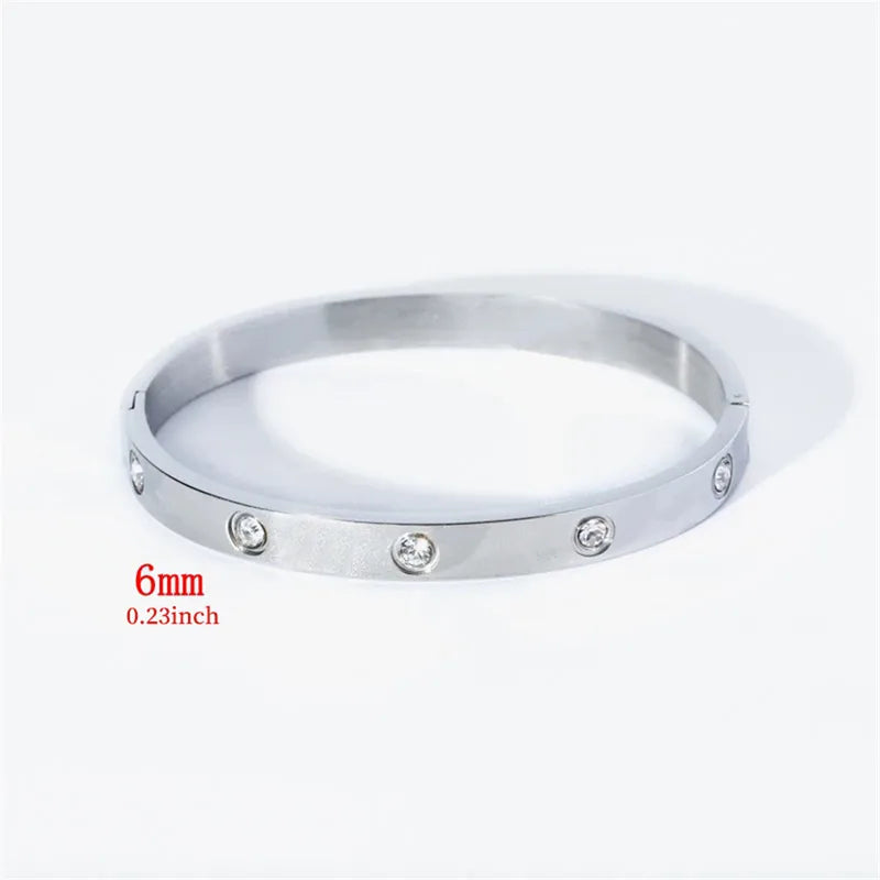 BRAZALETE ZIRCONIAS PLATEADO