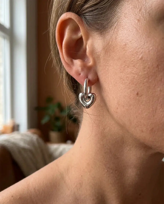 ARETE CORAZON CLASICO PLATA