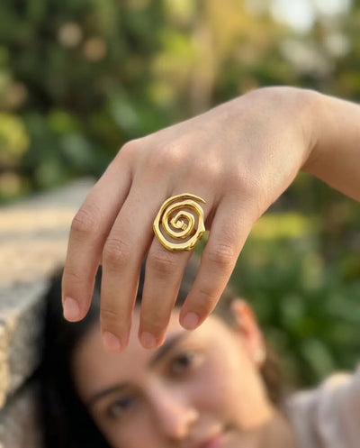 ANILLO MAREA DORADO