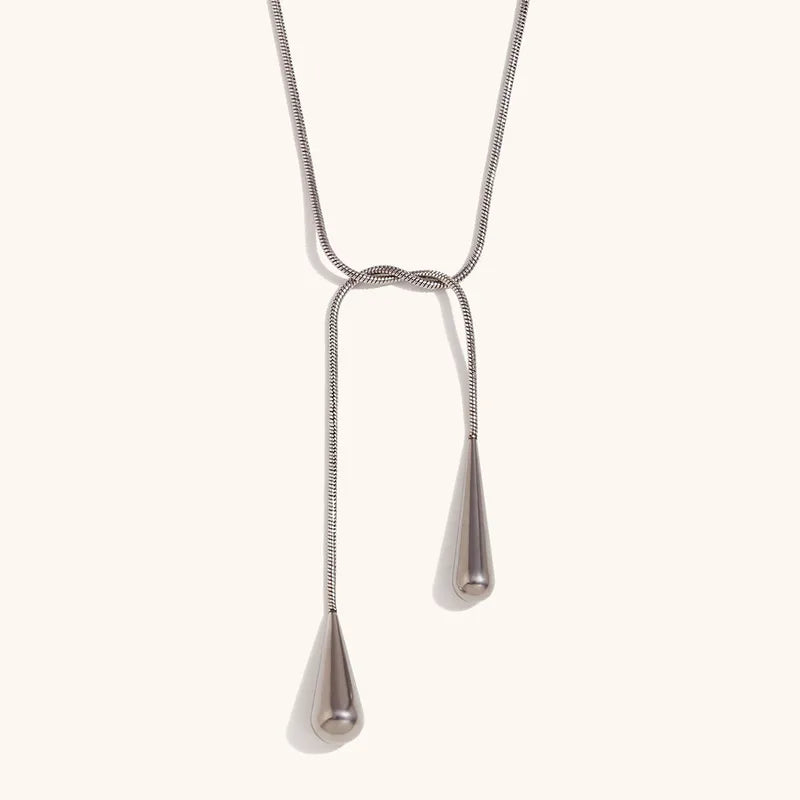 CADENA ARIA PLATEADA